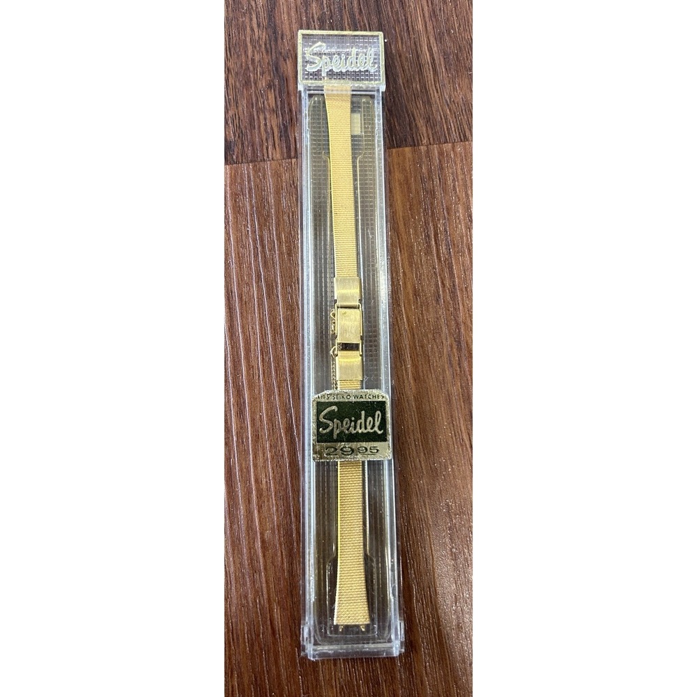 Vintage Speidel Watch Band Butterfly Clasp Stainless Ladies Bracelet NOS